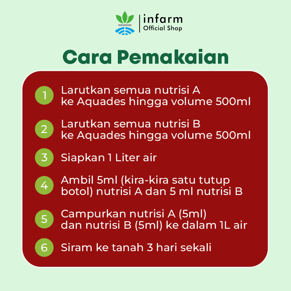 INFARM - Nutrisi Tanaman AB Mix Strawberry 100 Liter — foto 4